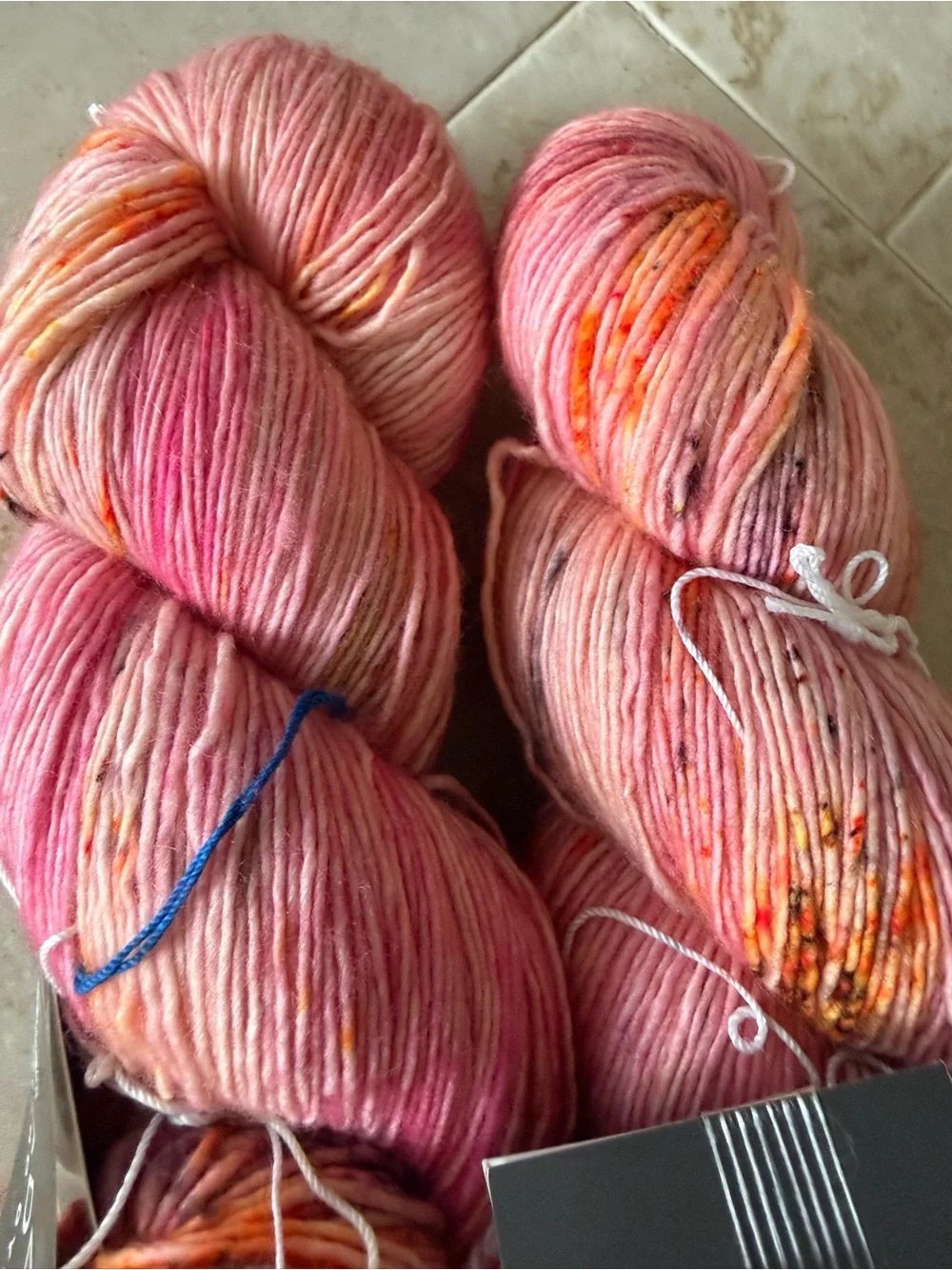 MadelineTosh Pink Peach Hand-Dyed Yarn - Barbara Deserved Better